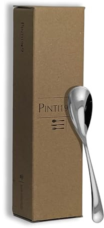 Sicignano Set 6 Cucchiaini da Caffè Swing in Acciaio Inox 14,6 cm - Ideali per Tazzine Espresso e Colazione a Casa - Stile Moderno