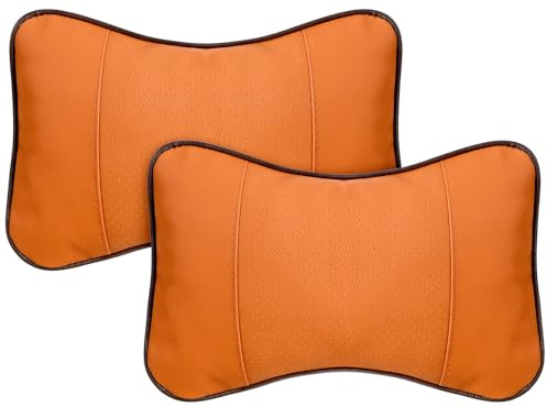 HEANUJJ 2 Ergonomische Nackenkissen Auto Nackenstützkissen Knochenförmig 27X18X9cm Atmungsaktiv Kompatibel für Fahrzeuginnenraum