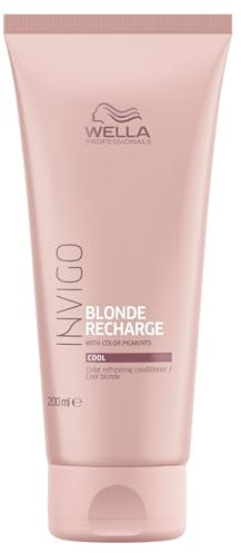 Wemlz|#Wella Professionals Wella Professionals Invigo Conditionneur Blonde Recharge, Conditionneur Cool Blonde, 200ml 0.18 Kilograms