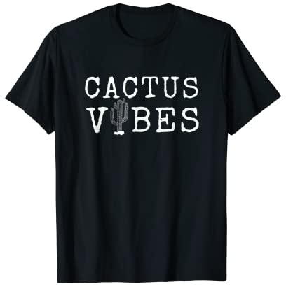 Cactus Vibes | Divertente T-shirt Cactus Torna a scuola Maglietta