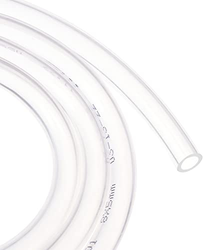 sourcing map Tuyau pneumatique – Tuyau de compresseur d'air en polyuréthane, s'applique au transfert de conduite d'air (8 mm de diamètre extérieur 5 mm ID, 1,8 m, transparent)