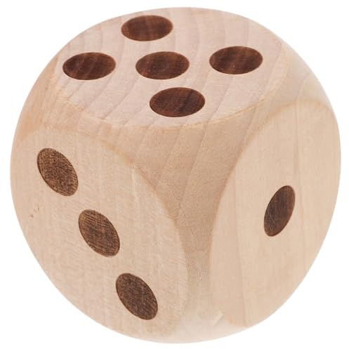 SEWACC Dados Gigantes De Madera para Patio Aire De Dados De Madera Grande para Playa Camping Césped Y Patio Trasero Grande