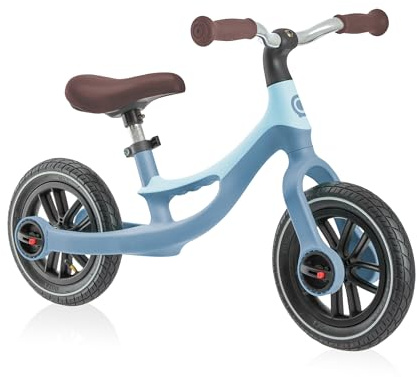 Globber – GO Bike Elite AIR, Stoßabsorbierendes Laufrad ab 3 Jahren mit ergonomischen Griffen. Werkzeuglos höhenverstellbares Kinderfahrrad, belastbar bis 25kg