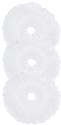 VASANA 4PCS Lace Bouquet Collar Bride Holding flower DIY Accessory Holder for Flower Shop Wedding Party Decoration Supplies