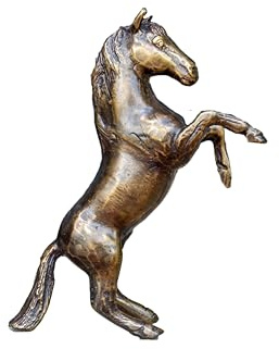 IDYL Bronze-Skulptur Pferd aufsteigend