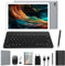 ANTEMPER Tablet mit Tastatur Maus Stift und Hülle, 4GB RAM+128GB ROM(TF 1TB), Octa-Core 2,0 GHz, 10 Zoll Android 12, 2.4GHz/5GHz WiFi, 13MP+8MP Kamera, Google GMS, Silber