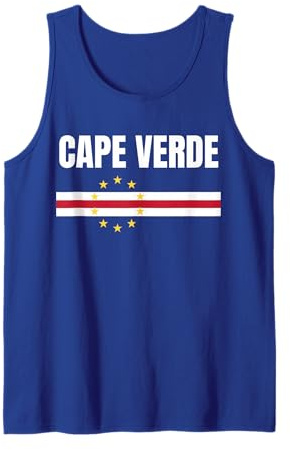 Cape Verde Flag, Cape Verdean Flag, Cape Verde Tank Top