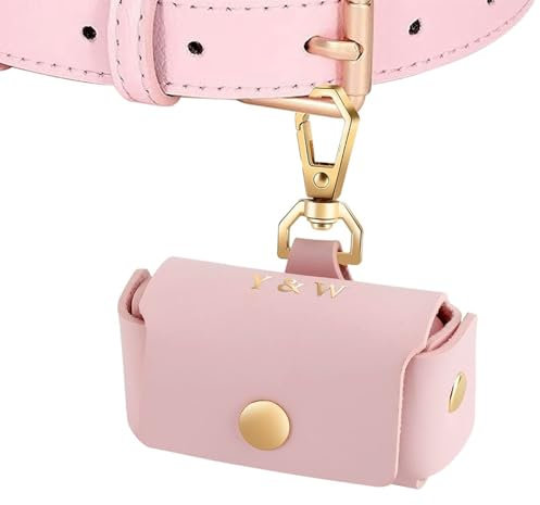 HDLOVE Personalisierte Individuelle Erste Ehering-Trägertasche Für Hundehalsband, Personalisierte Hochzeit Ring Träger Tasche Für Hundehalsband, Leder Hochzeit Ring Kissen Box Für Haustier