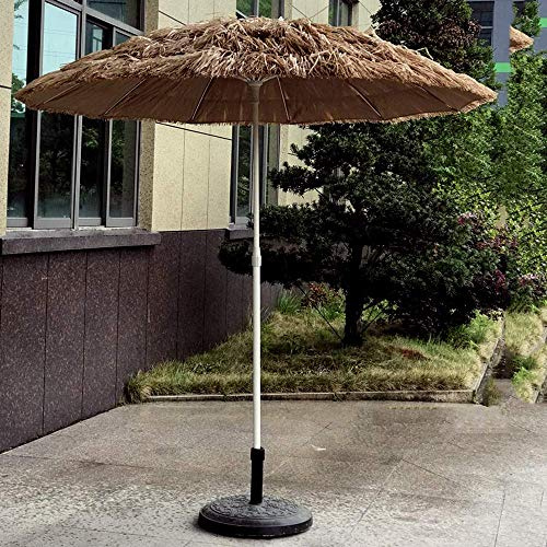 Round Parasol Garden Patio Umbrella |Outdoor for Beach/Balcony/Terrace/Deck/Camping |High 240cm| - without Base good
