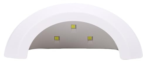 BRRNOO Lampe à Ongles LED Gel Light Sèche-Vernis à Ongles Lampe de Polymérisation Rapide du Vernis à Ongles Séchage Rapide 12W 12 Perles avec Longueur D'onde 365 + 405nm pour les