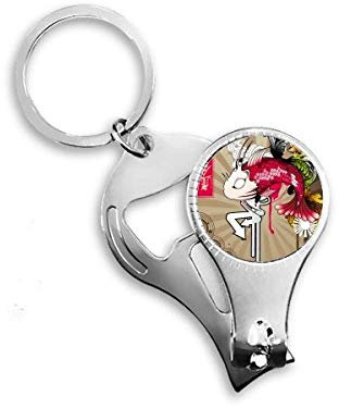 Abridor de botellas con diseño de ondas de carpa japonesas