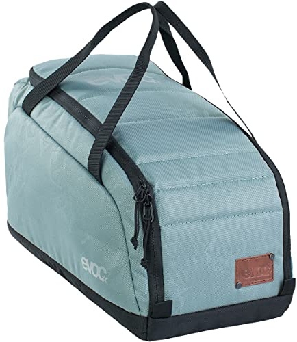 EVOC GEAR BAG 20 resväska (praktisk cykelväska, robust yttermaterial, vadderat huvudfack, dubbel dragkedja, smuts-/vattenavvisande, helt öppningsbart huvudfack), stål/grå