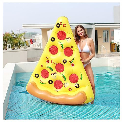Inflatable Pool Floats, Pizza Funny Pool Floats, Has Two Cup Holders Inflatable Pool Float For Pool, Lake, Beach, Party, Lounge,1PCS