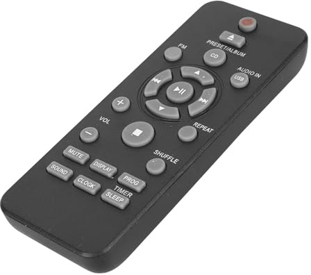 Neue Universal-Fernbedienung für HiFi-CD-Kombination, BTM2280 BTM2310 Fernbedienungsersatz, Stabil und Empfindlich, ABS-Material, Tragbar und Langlebig, Ergonomisch