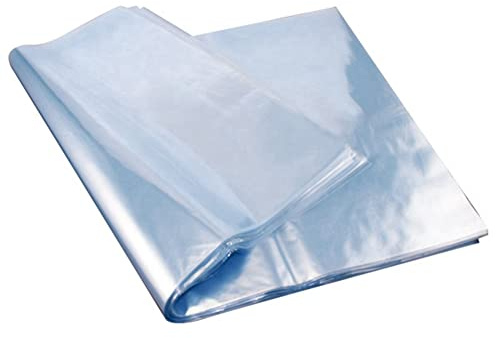 Geieold 100 Stück PVC wasserdichte Schrumpffolienbeutel Schrumpffolienbeutel Schrumpffolienbeutel Blower Heat Seal Flat Mouth Wrap Sealbag Transparente Kunststoff-Lebensmittel-Aufbewahrungstasche