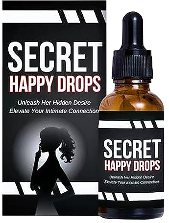 Essbares Sexgel Mit Gleitgel Für Paare Secret Happy Drops PleasurePeak Oral Drops Happy Drops für Frauen, die die Empfindlichkeit und das Vergnügen steigern, die Wärmendes Gleitgel (Black, One Size)