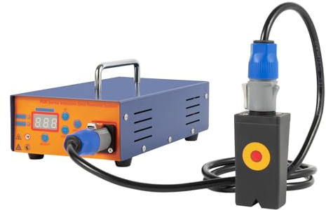 HUOMMGS Dispositivo di riscaldamento a induzione per auto, con ammaccature, 220 V, strumento per ammaccature, 1,38 KW, per la professionalità, per riparazioni auto, ammaccature, set di riparazione di