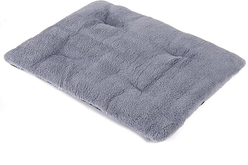 Selbstwärmende Haustiermatte, weiches Plüsch-Thermokissen mit rutschfester Unterseite, extra warm für Hunde und Katzen, für drinnen und draußen, Reisebett, Sofa