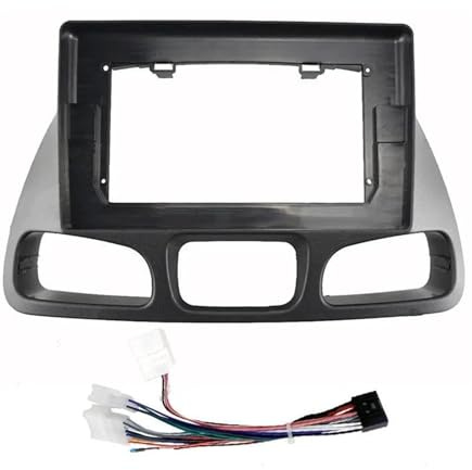 För Toyota För Townace För Noah 1998 1999 2000 2001 10 Tums Bilram Fascia Adapter Radio Dash Fitting Panel Kit GFVFGNLNNA(Frame Cable)