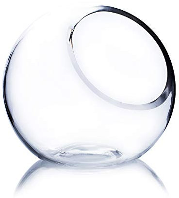 WGVI Vase en Verre, 1 pièce, orbite 14 cm de Hauteur