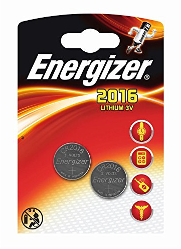 60 x Energizer CR2016 Coin Battery Batteries Lithium 3V for Watches Torches Keys