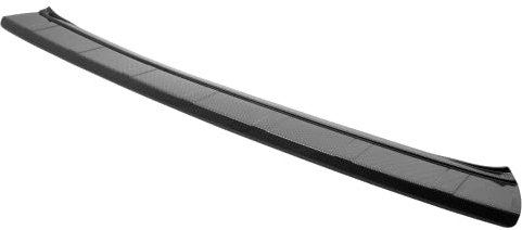 Aroba AR9851 Ladekantenschutz kompatibel mit Volkswagen T6 & T6.1 ab BJ. 4.2015> mit Heckklappe Stoßstangenschutz passgenau mit Abkantung ABS Carbon Optik