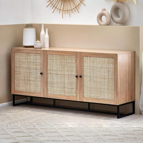 Julian Bowen Padstow Sideboard-Oak, One Size