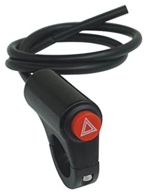 1 x 22mm Botón de Control Universal del Manillar de la Moto de la luz de Advertencia de Peligro Botón de la luz de Emergencia