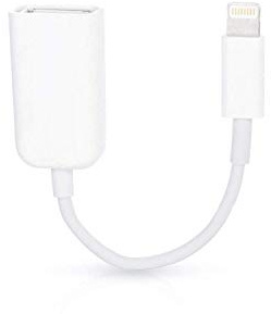 Conecto Lightning auf USB Kamera Adapter Weiß Kompatibel mit iPhone, iPad für Midi Keyboard, Maus, Kartenleser, Ethernet-Adapter