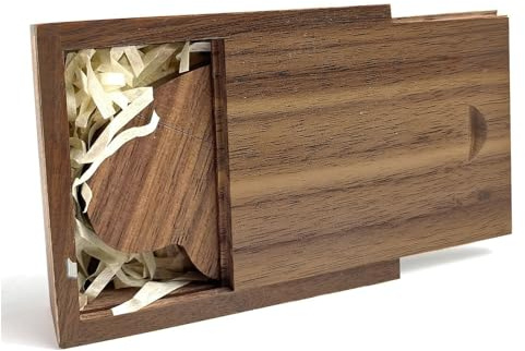 Herz USB Stick Holz 32 GB USB 3.0 mit Geschenkbox, TATMOHIK USB Speicherstick Geschenk Super-Speed Holz Flash Drive Memory Stick Pendrive mit Holzbox Geburtstag/Jahrestag/Hochzeit