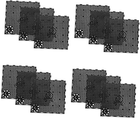 Toddmomy 12pièces Plaques Isolation pour Aquarium Cloisons Filtrantes Pratiques pour Séparer Les Zones Et Améliorer La Circulation Eau Le Réservoir