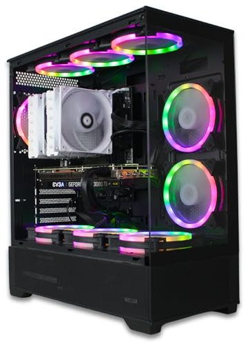 XUM Vista Gaming PC: Intel Core i9-11900F, RTX 5060 8GB, 32GB DDR4 RAM, 512GB NVMe SSD, 2TB HDD, 700W PSU, aRGB, WiFi, Windows 11