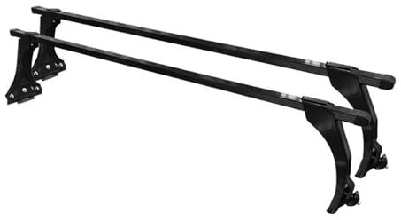 Dachgepäckträger 120 cm 135 cm Universal-Autodach-Gepäckträger-Set, Vane-Halterungs-Set, Für Dachreling, Metall-Gepäckträger Auto Dachträger(Size:135cm)