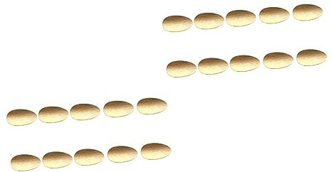 SEWACC 2 Sets Nähknöpfe Metallknöpfe 26 X 48 Mm Handnähknöpfe Mantelknöpfe Unregelmäßige Form Goldenes Metall Einfach Zu Verwenden 10 Stück