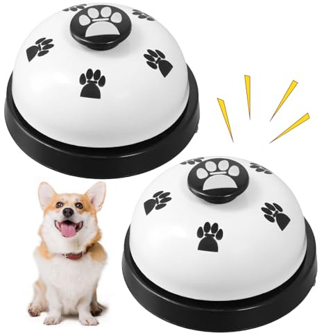 Amexo Hund Trainingsglocken Hund Türklingel für Potty Intelligenz Trainingsglocken für Haustiere Töpfchentraining Kommunikationsgerät Haustier-Trainingsglocken für Hunde Katzen