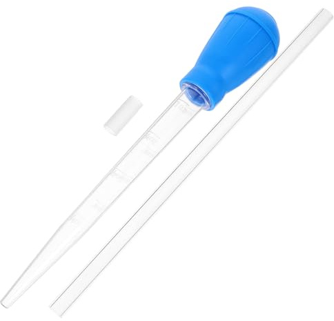 BUGUUYO Aquarium Waste Remover Pipette with Extender for Fish Tank | Manual Clean Tool, Plastic Build, for Water Changing and Aquarium Maintenance