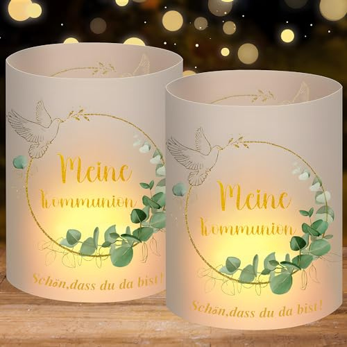 Yi'antai 16 portacandele a forma di pesce, decorazione per comunione, battesimo, prima comunione, cresima, cresima, festa della gioventù, battesimo – blu, ceramica, candele galleggianti, 27 x 10 cm