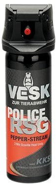 VESK Pfefferspray 63ml in versch. Sprüharten (z.B Gel, Schaum) - hochdosiert und extrem wirksam - legal mitführbar