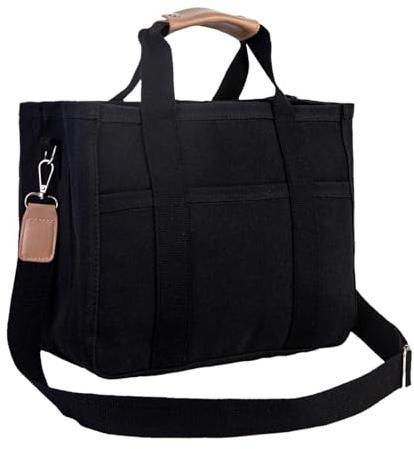 Momy Tote Diaper Bag - Multi-Compartement Baby Travel Carrier, barnvagnsvänlig design | rymlig ryggsäck för kvinnor, mammor och döttrar, en trans-lösning, svart, Se référer au descriptif