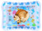 Bauchmatte, sensorische Wassermatte, Tummy Toys Aufblasbare Wassermatte, Bauch-Wasser-Spielmatte, verdickte Wasser-Sensormatte, Krabbelpads für Babys, und Mädchen