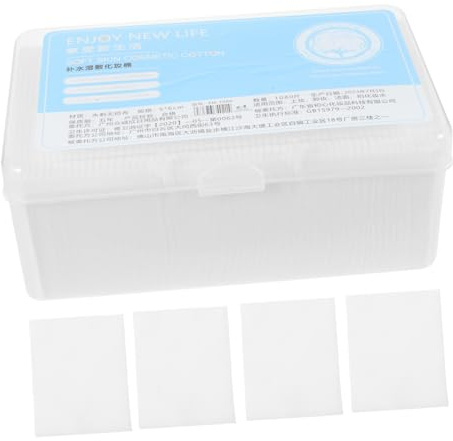 VALICLUD 1080 Stück Vliesstoff Make Up Wattepads Dünn Einweg für Gesicht Nagellackentferner Kosmetikpads Umweltfreundlich Leicht Tragbar Zufälliger Stil