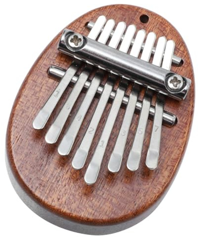 PartyKindom Mini-daumenklavier Kalimba Tragbares Musikinstrument Kleine Heimkalimba Aus Holz Für Anfänger