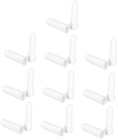 Yardenfun 10 pezzi Tubi Inalatori Nasali Vuoti per Oli Essenziali da Ricaricabili Sigillati e Portatili per Aromaterapia e Suffumigi Compatibili con Oli Naturali