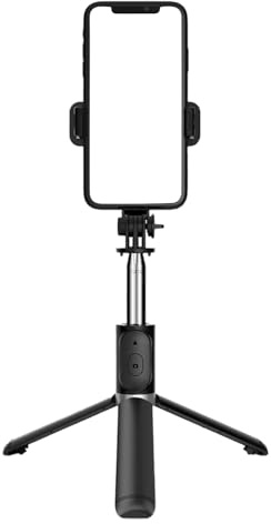 Perche à Selfie - Trépied Selfie,Perche Lumière 3 Couleurs pour Vidéo Gym Maquillage Photo Bureau Voyage Vlog Streaming Hommes Femmes