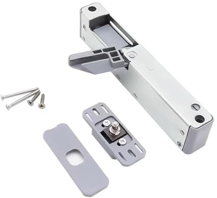 Cierrapuertas oculto invisible, amortiguador hidráulico para cierre suave automático silencioso, accesorios de cierre de puertas interiores y gabinetes, 1 juego (estribor)