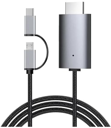 Cable LD39 HD Tipo C/Micro USB A HDMI, Cable Compatible Con Pantalla De Streaming, TV Stick Dongle For Teléfono Android, Tableta A TV
