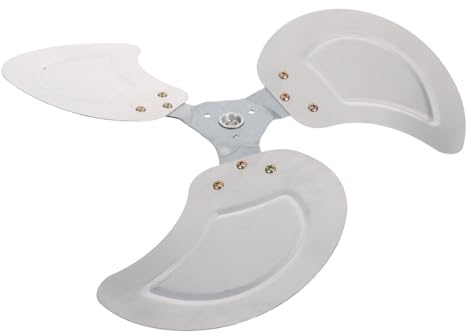 DOITOOL Lames de Ventilateur Industriel en Aluminium 3 Pales Épaissies pour Ventilateur sur Pied, Usage Polyvalent et Flux D'air Renforcé, Adaptées aux Conditions Industrielles
