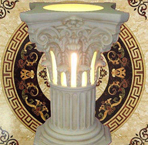 Jas-Min Säule Beleuchtet Medusa Style Dekosäule Säulen Tisch Regal Style Barock 029 K-70