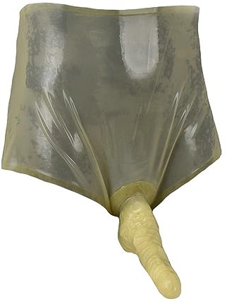 Latex Big Pants mit Kondom und extra hohem Bund 0,4 mm Size:XXL
