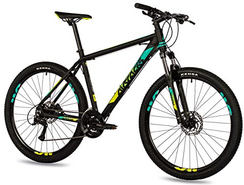 Airtracks Herren 27,5 Zoll Mountainbike Hardtail MTB Fahrrad MB.2725 Shimano Acera 21 Gang Kettenschaltung - 46cm Körpergröße 170-180cm